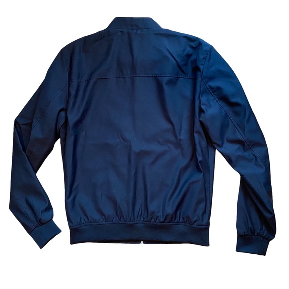 Zara man M jacket coat Medium black zip light weight - Picture 3 of 3